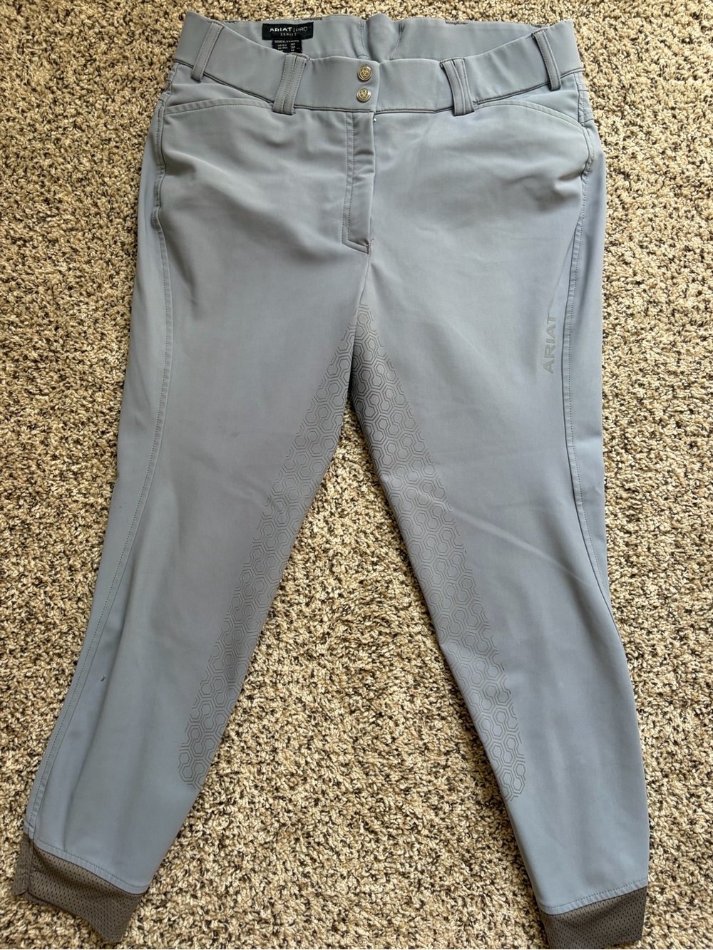 Ariat Pro Series Light Gray Equestrian Breeches